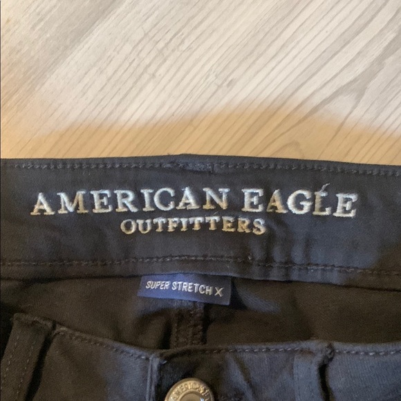 American Eagle Outfitters Black Skinny Jeans Stretchy Fit - Picture 2 of 7